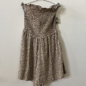 NWT Jessica Simpson Animal Print Romper - M
